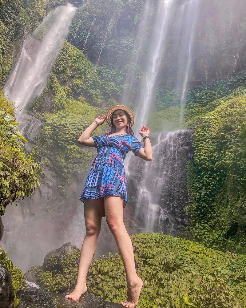 Sekumpul Waterfall bali rent car with driver best instagrammable spot in bali (4)