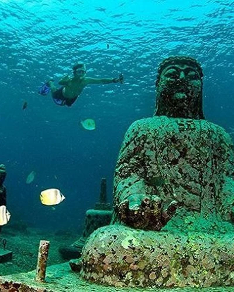 Pemuteran hidden underwater temple